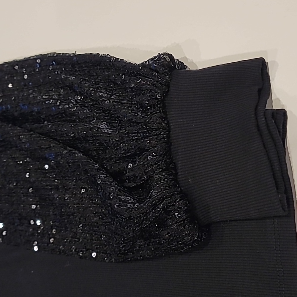 Torrid Knit Sequin Sleeve Top Black   2X - Picture 7 of 12